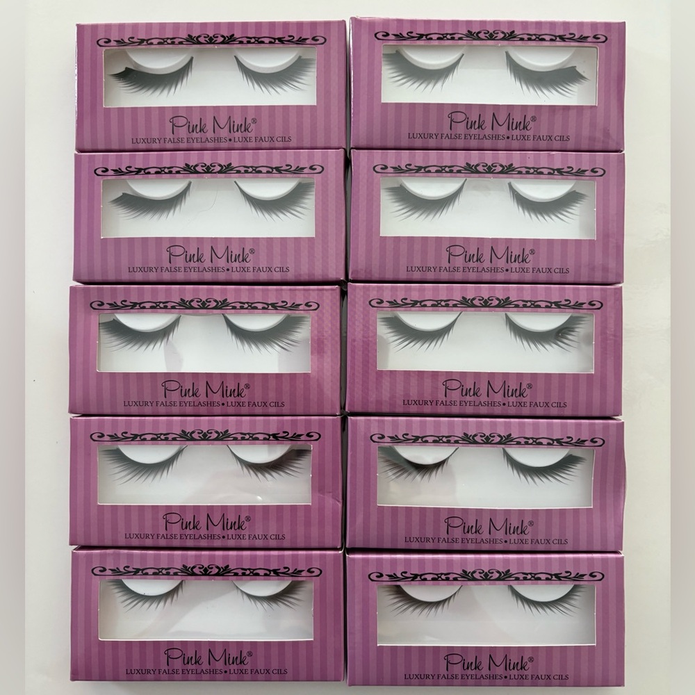 NWT Lot of 10 Pink Mink Lashes